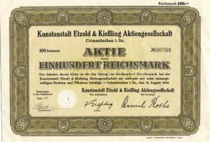 Német Birodalom 1923-42. 6db klf részvény