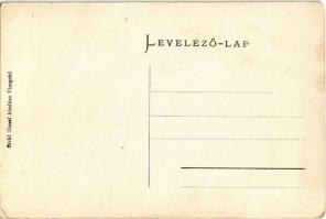 Visegrád, Mátyás forrás, Papp József vendéglője. Art Nouveau, Birkl József kiadása (EK)