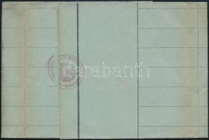 1923 Budapest helyi ajánlott nyomtatvány 14K bérmentesítéssel / Local registered printed matter