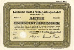 Német Birodalom 1923-42. 6db klf részvény