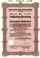 Német Birodalom 1923-42. 6db klf részvény