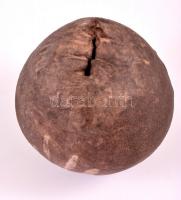 Gorka Lívia (1925-2011): Hasadó gömb forma párban. Magas hőfokon égetett, színesen festett samottos ...