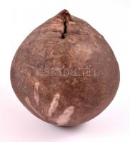 Gorka Lívia (1925-2011): Hasadó gömb forma párban. Magas hőfokon égetett, színesen festett samottos ...