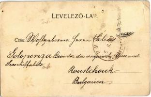 1900 Pécs, látkép. Kiadja Günsberger Lajos (EB)