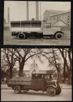 cca 1930 Rába buszok és teherautók eredeti termékfotói. Glück Frigyes pecséttel jelzett fotói. Nagym...
