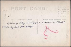 1914 Az amerikai Henry Clay szivargyár artemisai (Kuba) dohányültetvényének felügyelője egy dohánynö...