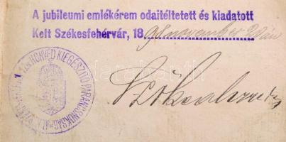1880 Pápa, Honvédgyalogos számára kiállított katonai fametszetes végelbocsátó levél, Molnár Kálmán h...