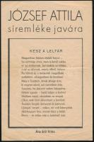 cca 1970 József Attila síremléke javára. Bp., Világosság Rt., 2 sztl. lev.