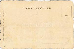 Jászberény, Fő tér,  Pannónia szálloda, Haász Adolf üzlete, szobor. Lengyel J. Floris Nagytőzsde kia...