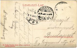 1909 Jászberény, Lehel utca, Ehrlich Izidor mészárszéke, Haász Adolf üzlete. Novotha Andor kiadása