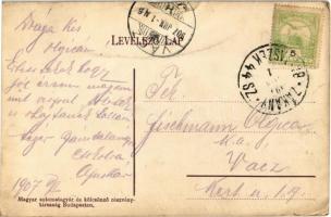 1907 Kaposvár, Erzsébet út, Városi villanytelep, Kemény palota. Magyar automatagyár és kölcsönző rt....