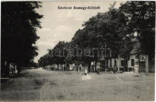 1918 Balatonkiliti, Somogy-kiliti (Siófok); utca