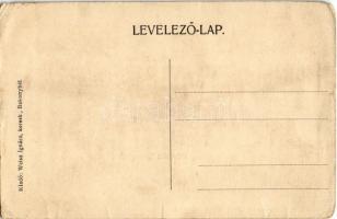 Bakonybél, Római katolikus templom és paplak, Weisz Ignác vegyeskereskedése és saját kiadása (kopott...