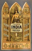 Gessler Siegfried Rt. italcímke gyűjtemény albumba ragasztva, 45 db különböző magyar gyártmányú ital...