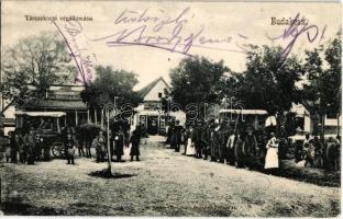 1903 Budakeszi, Társaskocsi (autóbusz) végállomás, üzletek