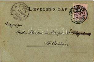 1899 Debrecen, Piac közép részlet, bazár. Pongrácz Géza kiadása, litho