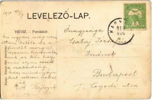 1910 Hévíz, Forráskút. montázs, Márton Mór kiadása