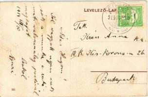 1914 Kerepes, Római katolikus templom, Szignarovics Ferenc vendéglője a "Kedélyes kecskéhez&quo...