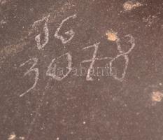 Ingrid Glass váza, formába préselt, jelzett, több rétegű, hibátlan, 26 cm