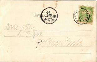 1904 Kápolnásnyék, Vörösmarty szobor, lakóház és szülőháza. Wessely Zsigmond kiadása