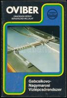 cca 1985 Oviber: Gabcsikovo-Nagymarosi Vízlépcsőrendszer bemutatása. 24p. színes ábrákkal a meg nem valósult vízlépcsőről