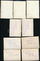 1933 Életképek a gödöllői jamboree-ról: különféle országok cserkészei (Líbia, Dánia, stb.), összesen...