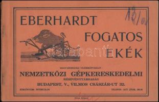 cca 1910 Eberhardt fogatos ekék képes áruminta katalógusa. 48p.