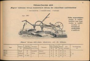 cca 1910 Eberhardt fogatos ekék képes áruminta katalógusa. 48p
