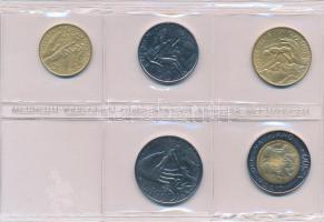 Vatikán 1988. 20-500L (5xklf) "IOANNES PAVLVS II - P.M. AN. MCMLXXXVIII" lezárt fóliatokba...