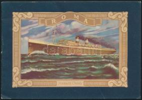cca 1920 A Roma hajó magyar nyelvű reklám füzete 16p.