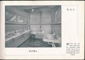 cca 1920 A Roma hajó magyar nyelvű reklám füzete 16p