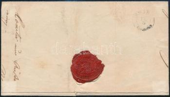 1850 Ex offo "BUDA" dátum nélküli bélyegzéssel / without date - Arad