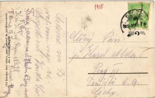 1915 Szeged, református egyház palotája, Tanay testvérek kerékpár, varrógép raktára és sport cikkek ...