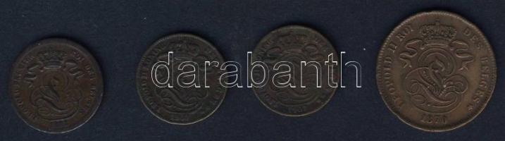 Belgium 1833. 1c + 1907. 1c (2x) + 1870. 5c T:3 ph.