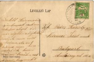 1907 Szalkszentmárton, Református templom, Petőfi egykori lakóháza emléktáblával. Führer László kiad...