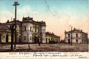 1912 Sopron, Déli pályaudvar, vasútállomás. Kummert Lajos utóda 290. sz.