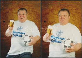 Puskás Öcsi Prémium Sör eredeti sörcímke terv + 3 db fotó