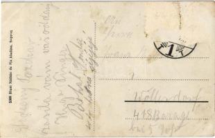 Sopron, Ferenc József kaszárnya, laktanya. Blum Náthán és fia kiadása  (Rb)