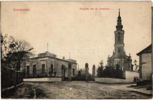 1914 Szentendre, Püspöki lak és Görög keleti szerb székesegyház temploma. Inotay Kálmán kiadása