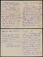1935 Károlyi Lajos (1872-1965) főrendiházi tag, nagybirtokos 2 db saját kézzel írt levele sofőrjük, Eck István politikai megbízhatósága kapcsán + gépelt másolat, egyéb kapcsolódó levelek, összesen 5 db