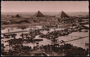 1954 Czibor Zoltán labdarúgó saját kezű sorai és aláírása Egyiptomból feleségének küldött levelezőla...