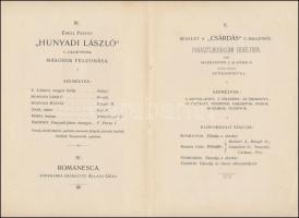 1897 Az Operaházban a román király és királyné látogatása alkalmából rendezett díszelőadás részletes...