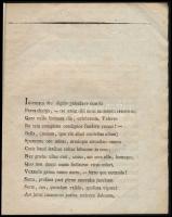 1816 nemeskéri Kiss Pál (1793-1847): Carmen honoribus eminentissimi, ac reverendissimi domini domini...