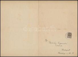 1941 Reményik Sándor költő halotti értesítője, Pásztortűz Baráti Köre, Kolozsvár, Tömösváry Zsigmond...