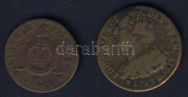 Franciaország 1793BB 1S, 2S T:4+,4/4+