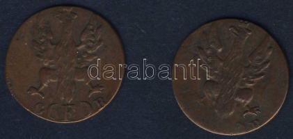 Német Államok/Frankfurt am Main 1821. 1H (2x) T:3