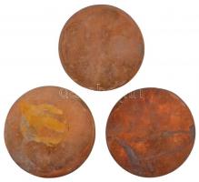 1985. "A KISZ XI. Kongresszusa alkalmából" Br emlékplakett (92mm) + "1945-1985" ...