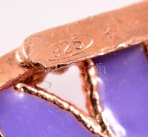 Aranyozott ezüst nyaklánc medállal 12,4 g