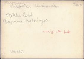 cca 1910 Székelyföld, Bálványos vára, Erdélyi Mór felvétele, hátulján feliratozva, 11,5×16 cm /

c...