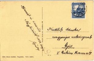 1932 Nagykáta, Járásbíróság, kerékpár. Kiadja Káló János (EK)